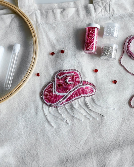 Embroidery Kit "Cowgirl Hat"