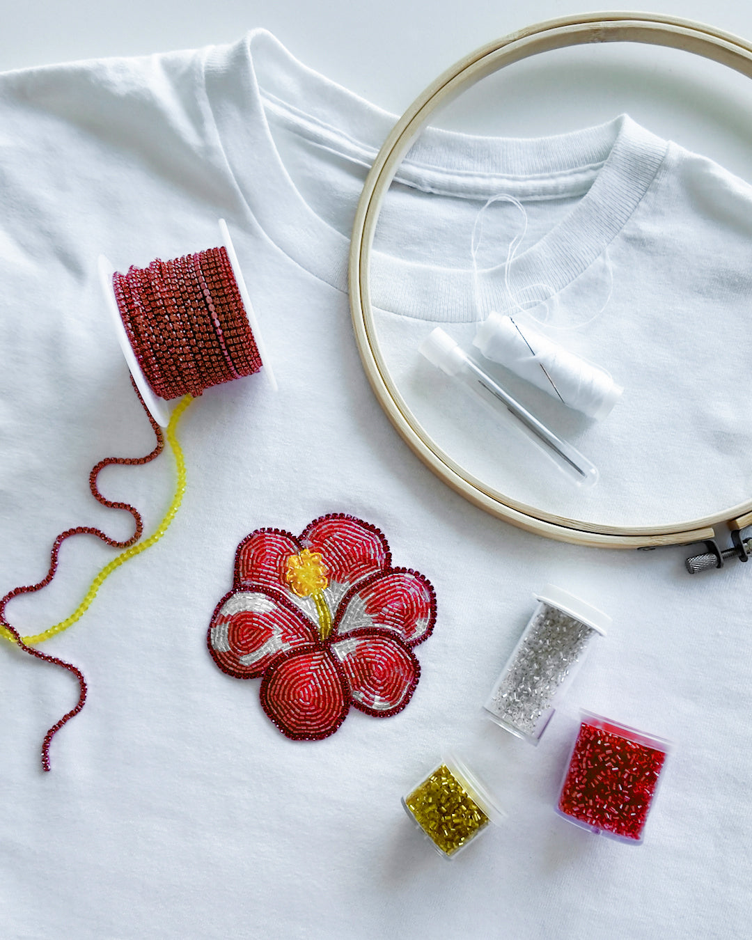 Embroidery Kit "Hibiscus"