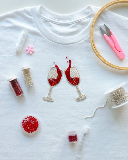 Embroidery Kit "Wine Lovers"