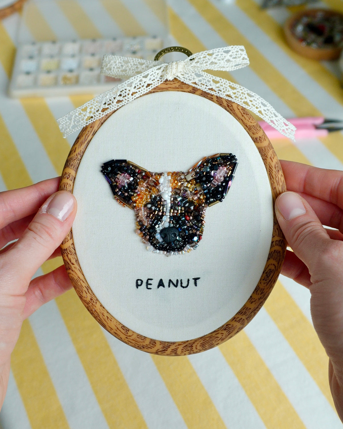 Embroidered Pet Portrait