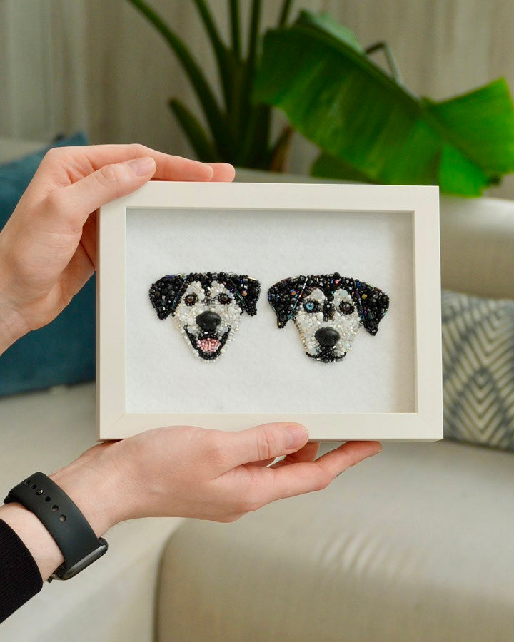 Embroidered Pet Portrait