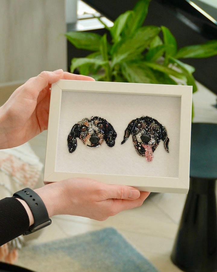 Embroidered Pet Portrait