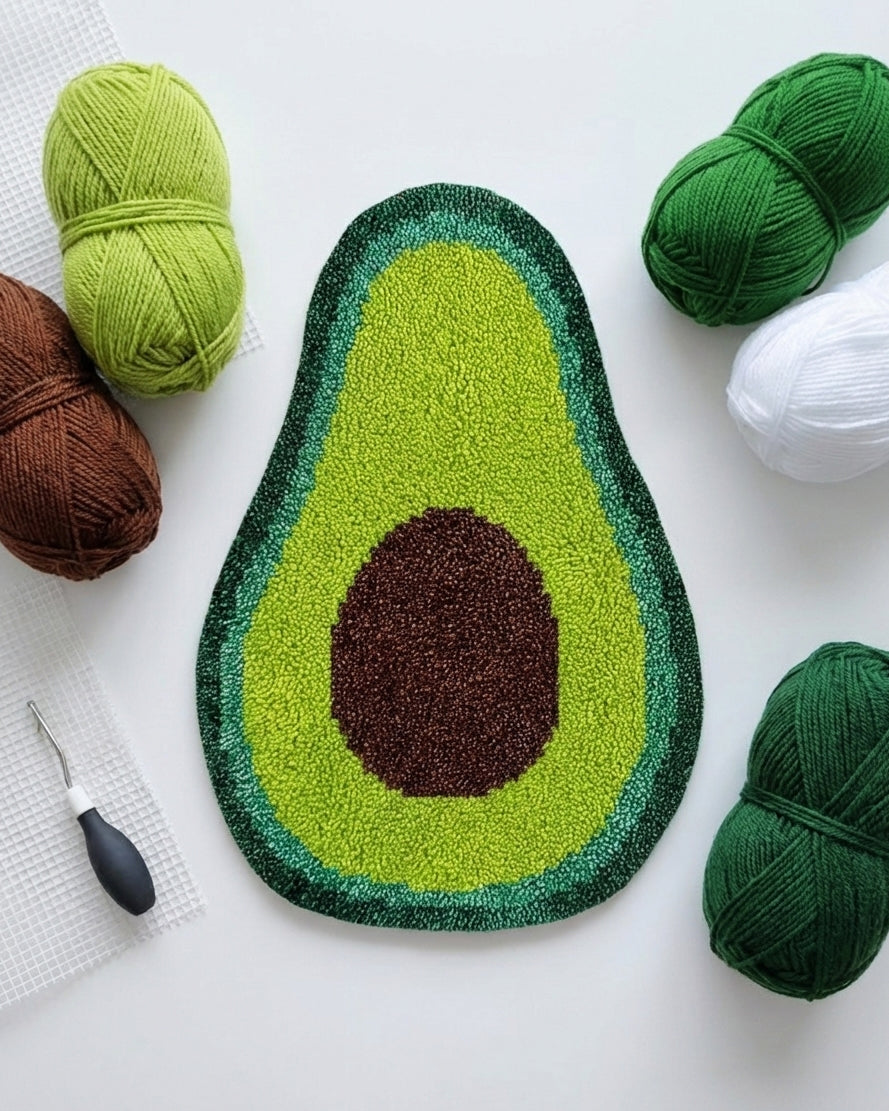 Rug Making Kit "Avocado"