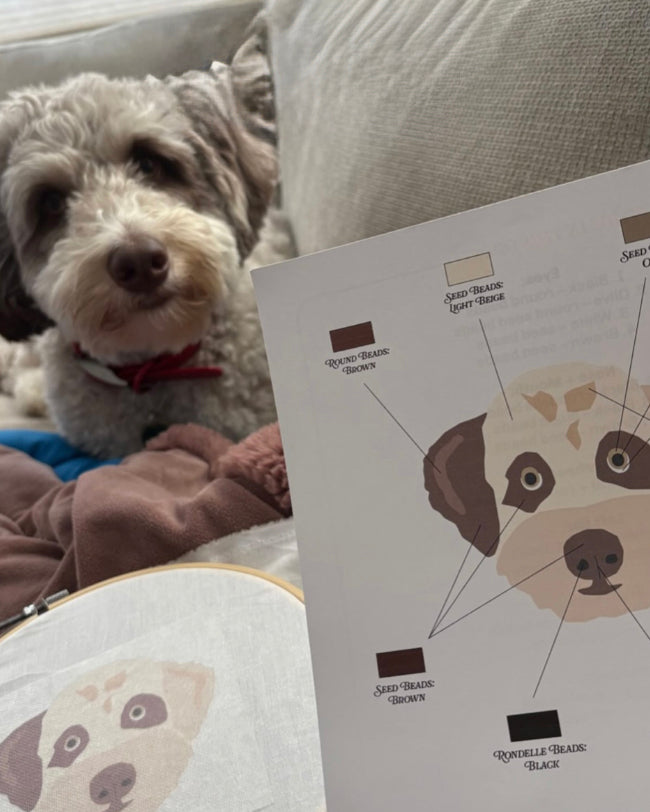 Custom Bead Embroidery Kit