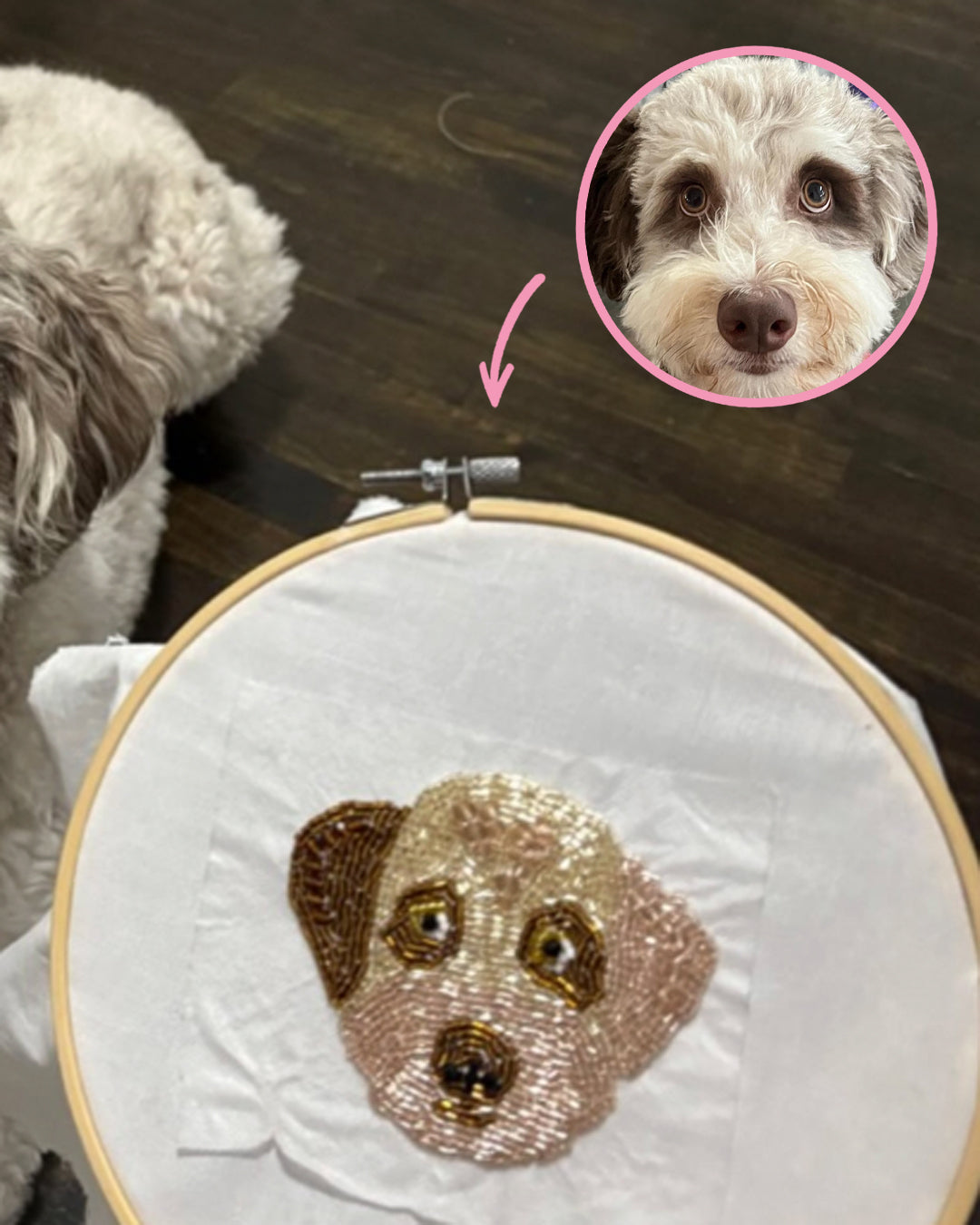 Custom Bead Embroidery Kit