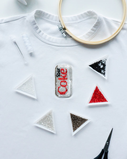 Bead Embroidery Kit "Diet Coke"