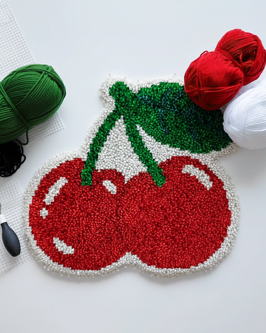 Rug Making Kit "Cherries"