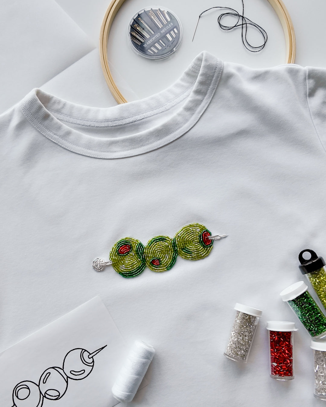 Embroidery Kit "Olives"