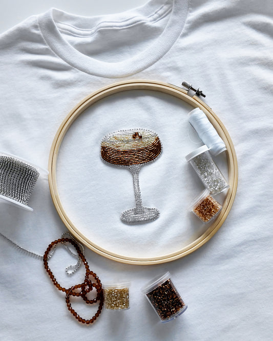 Embroidery Kit "Espresso Martini"