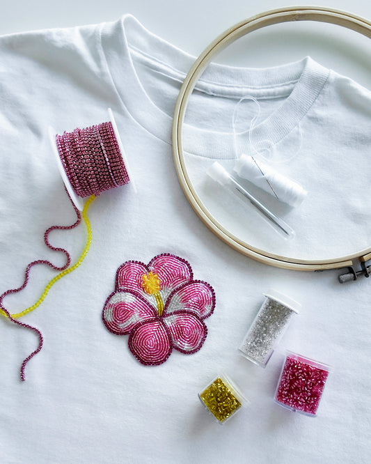 Embroidery Kit "Hibiscus"