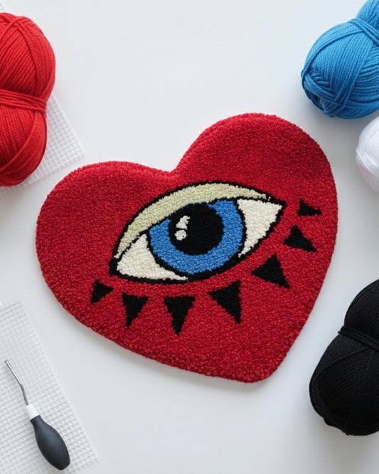 Rug Making Kit "Love Eye"