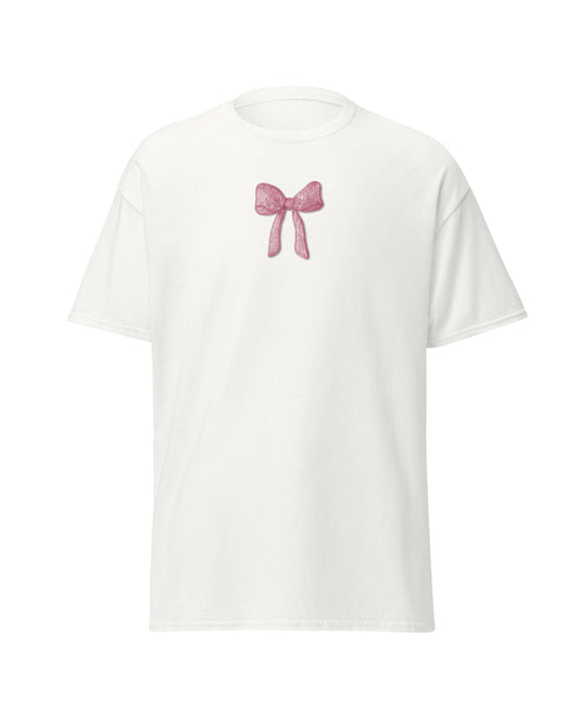 Bead Embroidery "Pink Bow"